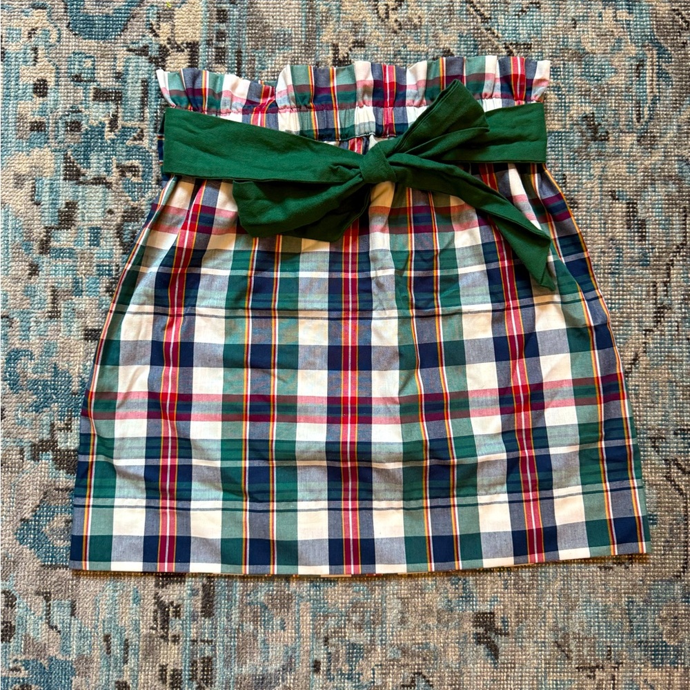 The Beaufort Bonnet Company, Beasley Bow Skirt in field park plaid